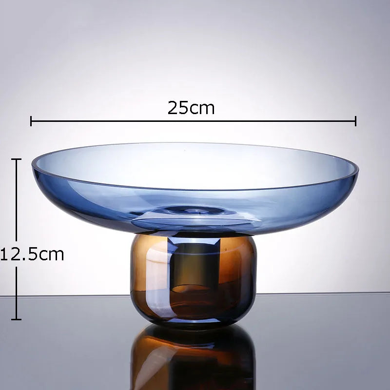 Gradient Coloured Glass Vase measurements
