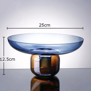 Gradient Coloured Glass Vase measurements
