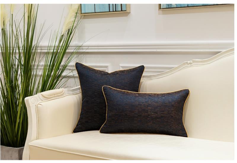 Luxury Blue and Gold Cushion Covers - Decked Deco
