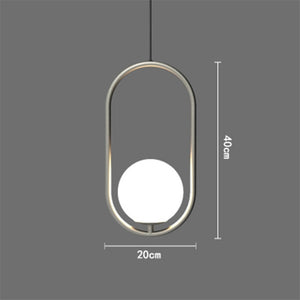 Nordic Glass Ball Pendant Lights - Decked Deco