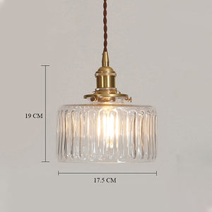 Clear Vintage Style Art Deco Lighting