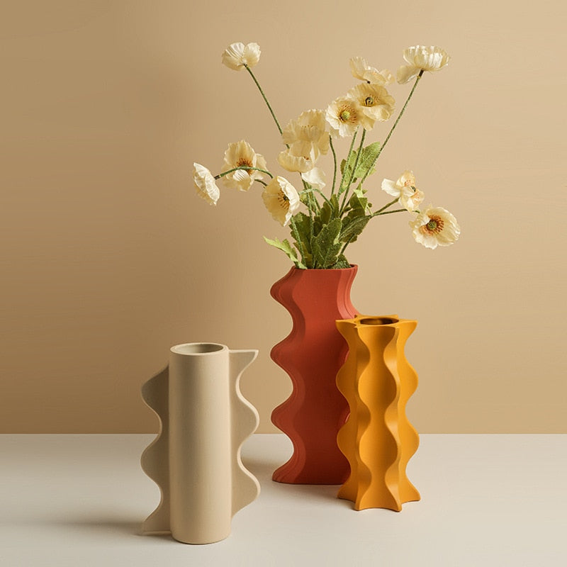 Funginart Vase Ornaments Trio of C,D & E designs